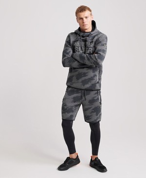 Superdry Performance Flock Compression Legging Férfi Sportruházat Fekete | JAWRX2971